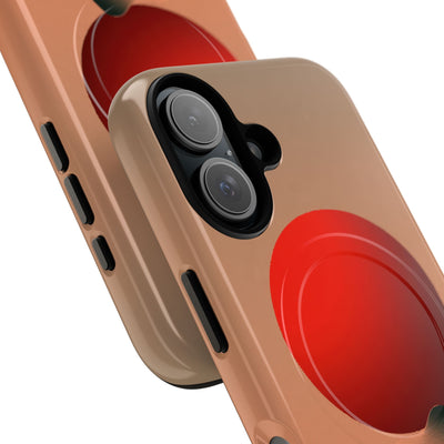 Crimson Sol Ridge · Tough 2.0 Magnetic Phone Case for iPhone · Red