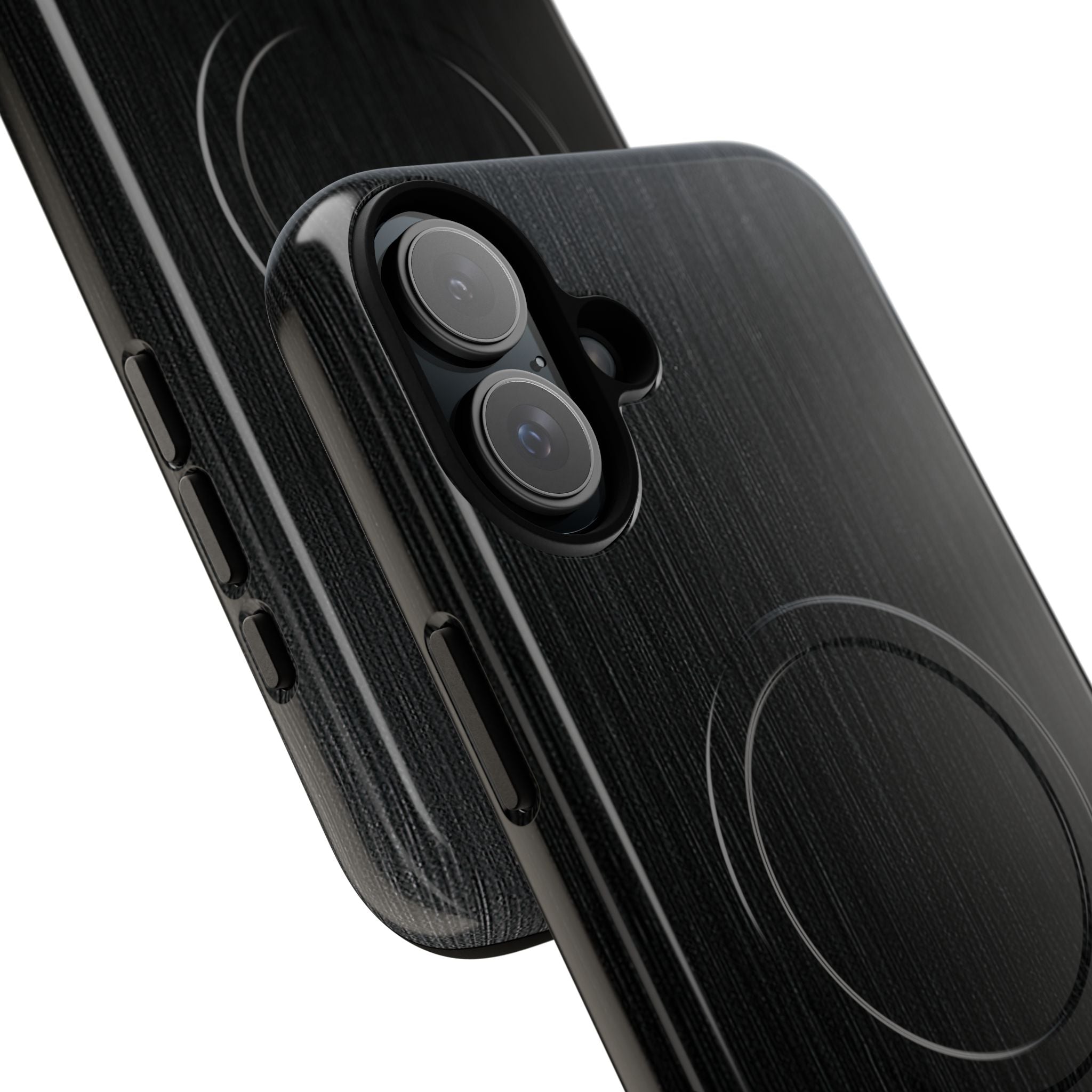 Black Tough 2.0 Magsafe Phone Case for iPhone - Brushed Obsidian Slate