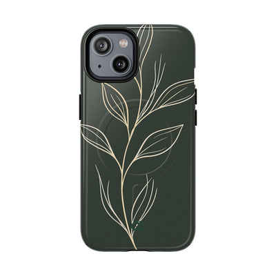 Green Tough 2.0 Magsafe Phone Case for iPhone - Deep Moss Willow