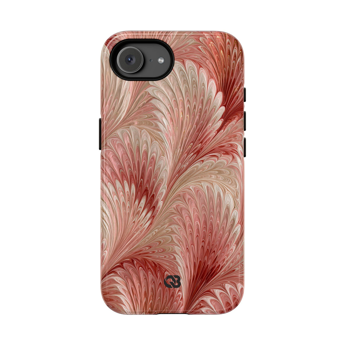 Blush Petal Plume · Tough Phone Case for iPhone · Pink