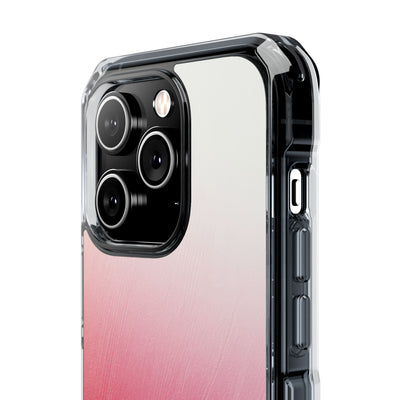 Rose Haze · Clear Impact Magnetic Phone Case for iPhone · Pink