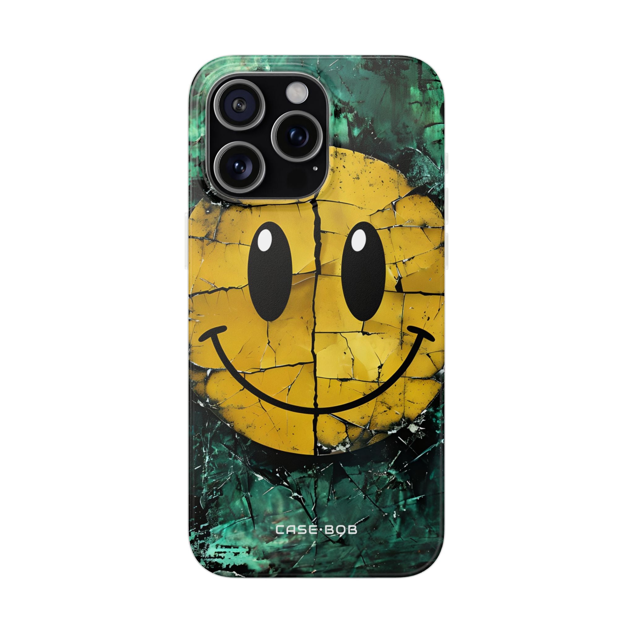 Zerbrochener Smiley iPhone 15 Pro Max Case - Soft