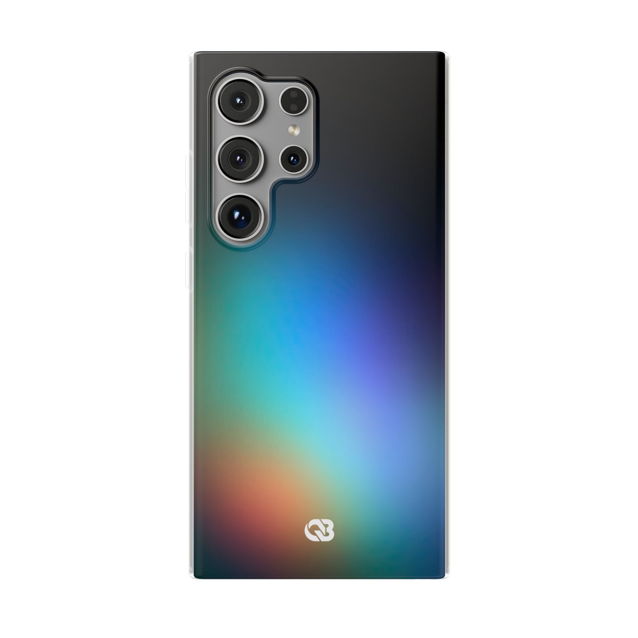 Black Lite Phone Case for Samsung - Electric Prism Grain