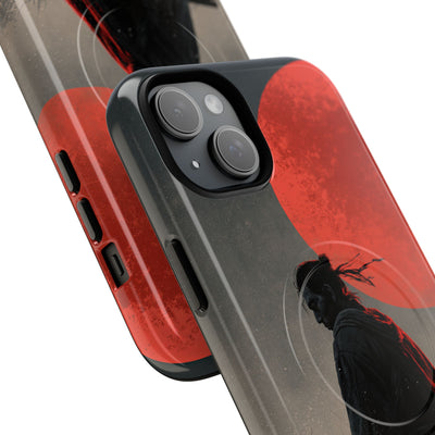 Crimson Moon Ronin · Tough 2.0 Magnetic Phone Case for iPhone · Black