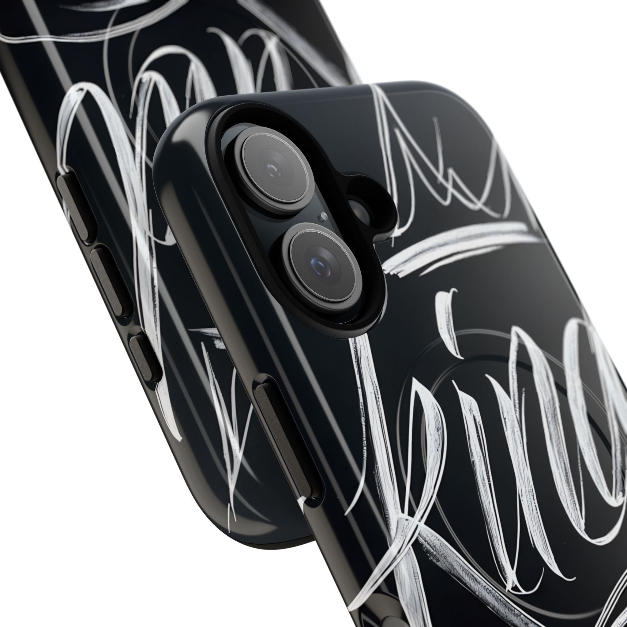 Noir Crown Script · Tough+ Magsafe
