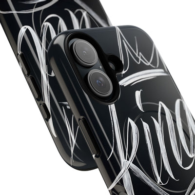 Noir Crown Script · Tough+ Magsafe