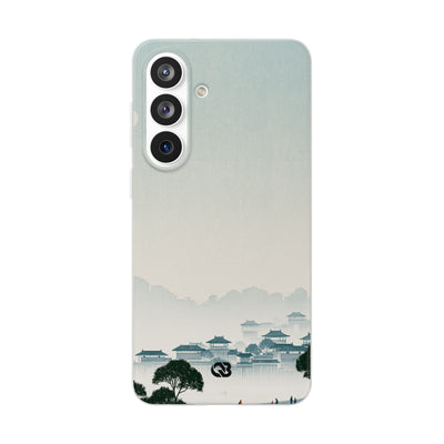 Blue Lite Phone Case for Samsung - Mist Valley Pagoda