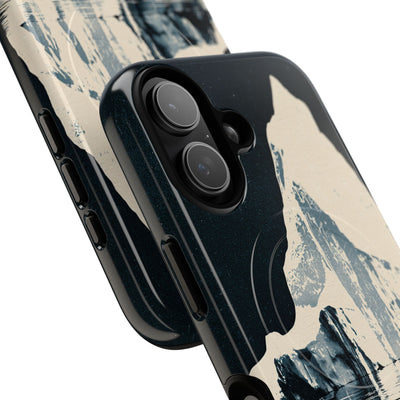 Blue Tough 2.0 Magsafe Phone Case for iPhone - Frozen Navy Monolith