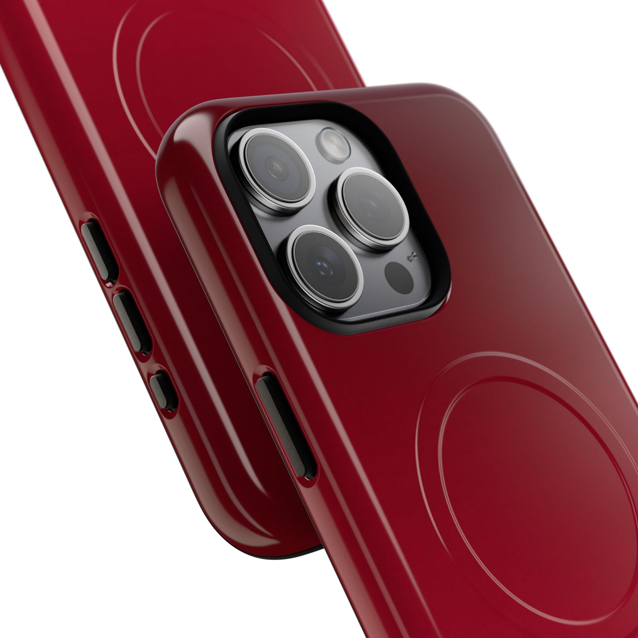 Red Tough 2.0 Magsafe Phone Case for iPhone - Crimson Velvet Fade