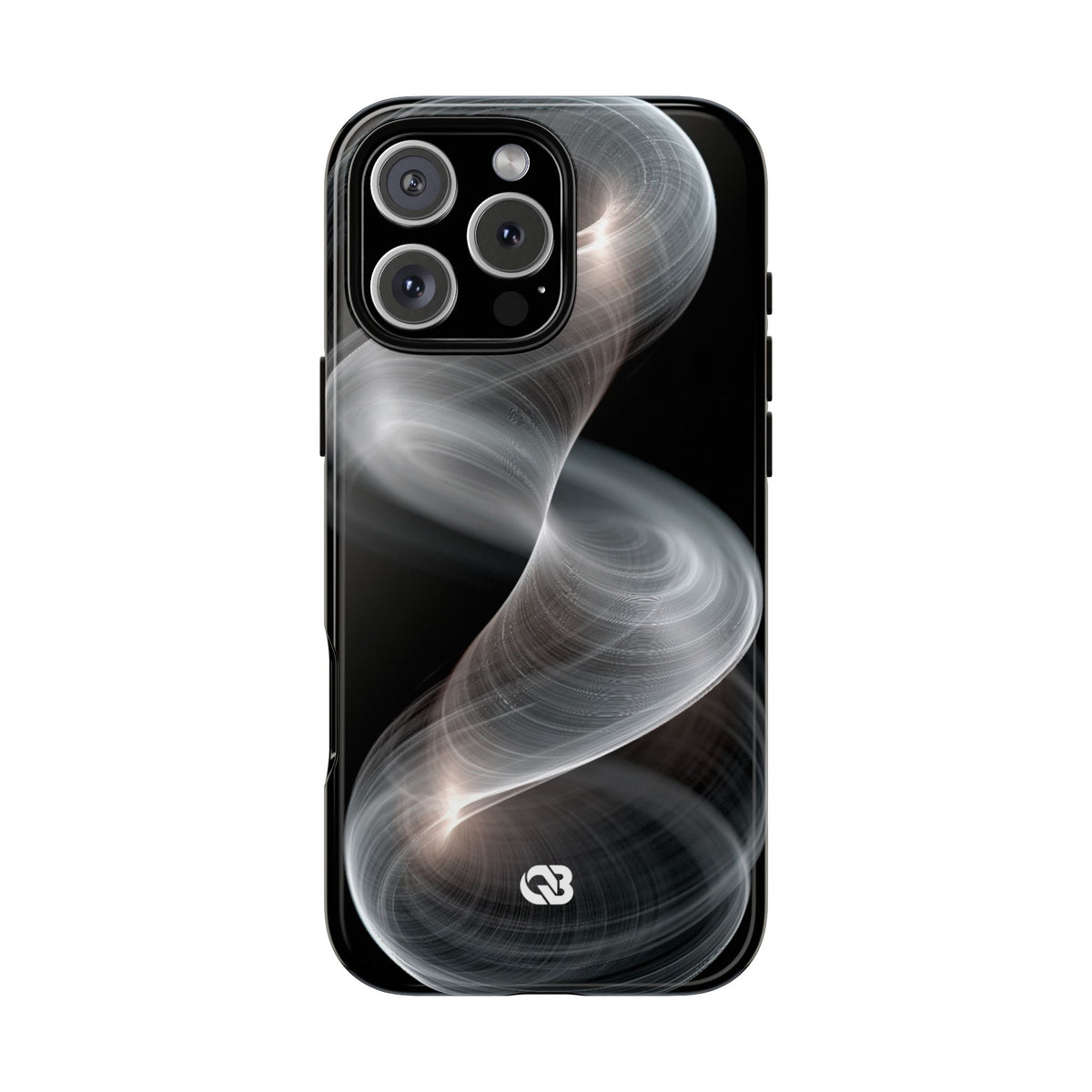 Luminous Vortex · Tough Phone Case for iPhone · Black
