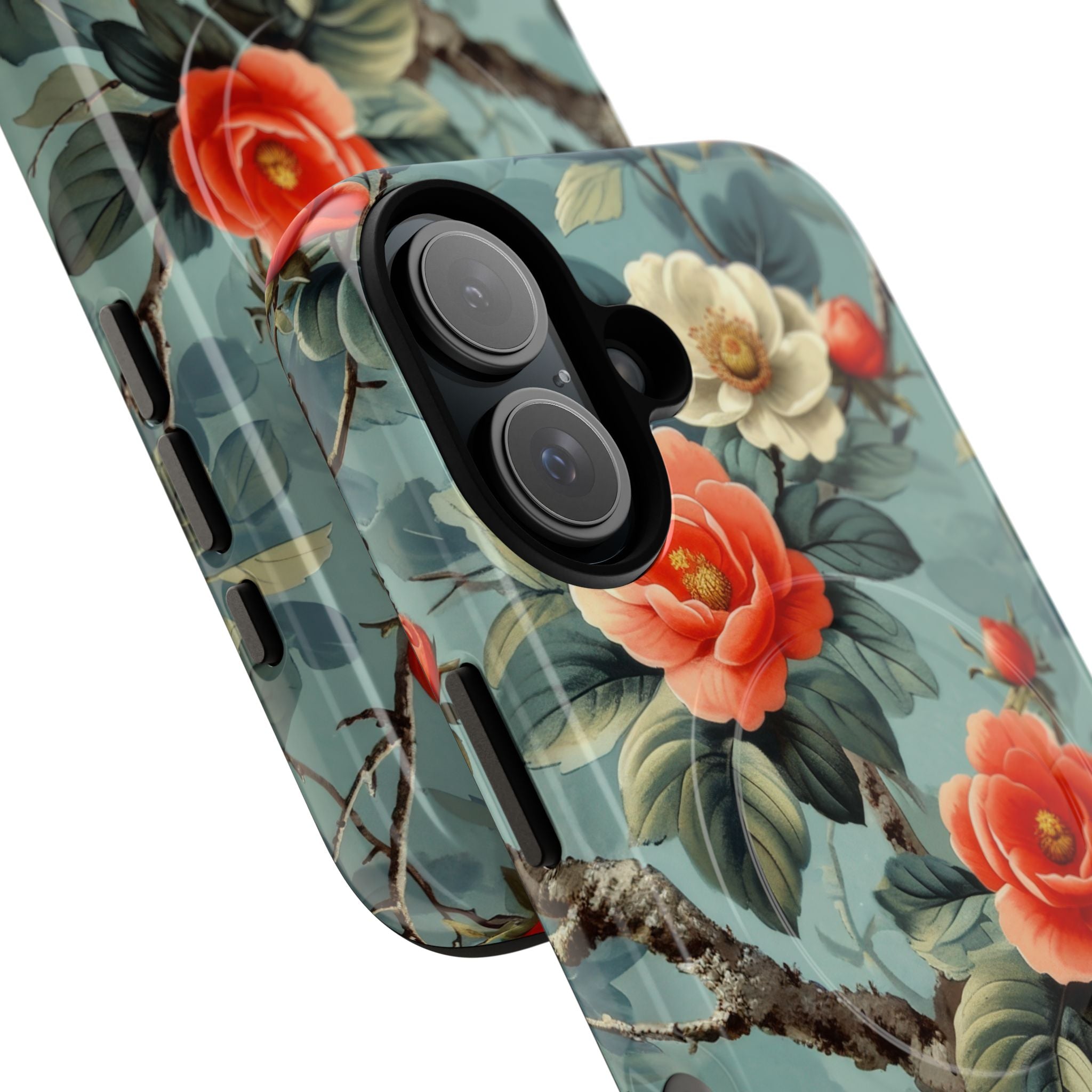 Coral Bloom iPhone 16 Case - Tough+
