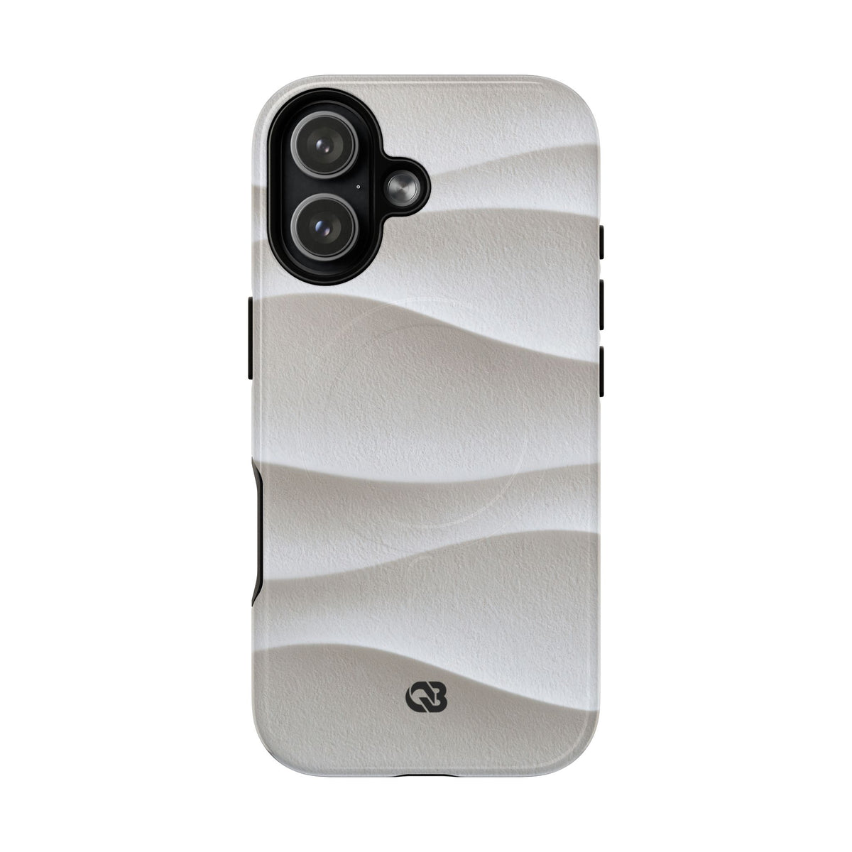 Sculpted Dune Relief · Tough 2.0 Magnetic Phone Case for iPhone · White