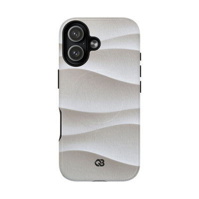 Sculpted Dune Relief · Tough 2.0 Magnetic Phone Case for iPhone · White