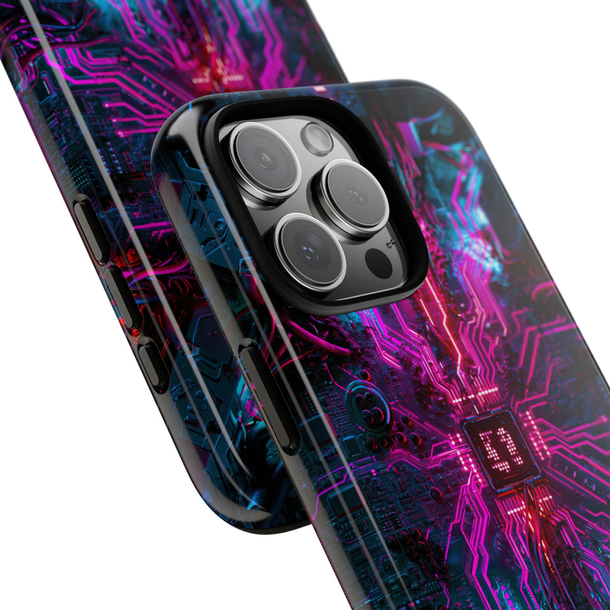 Neural Circuit Core · Tough Phone Case for iPhone · Black