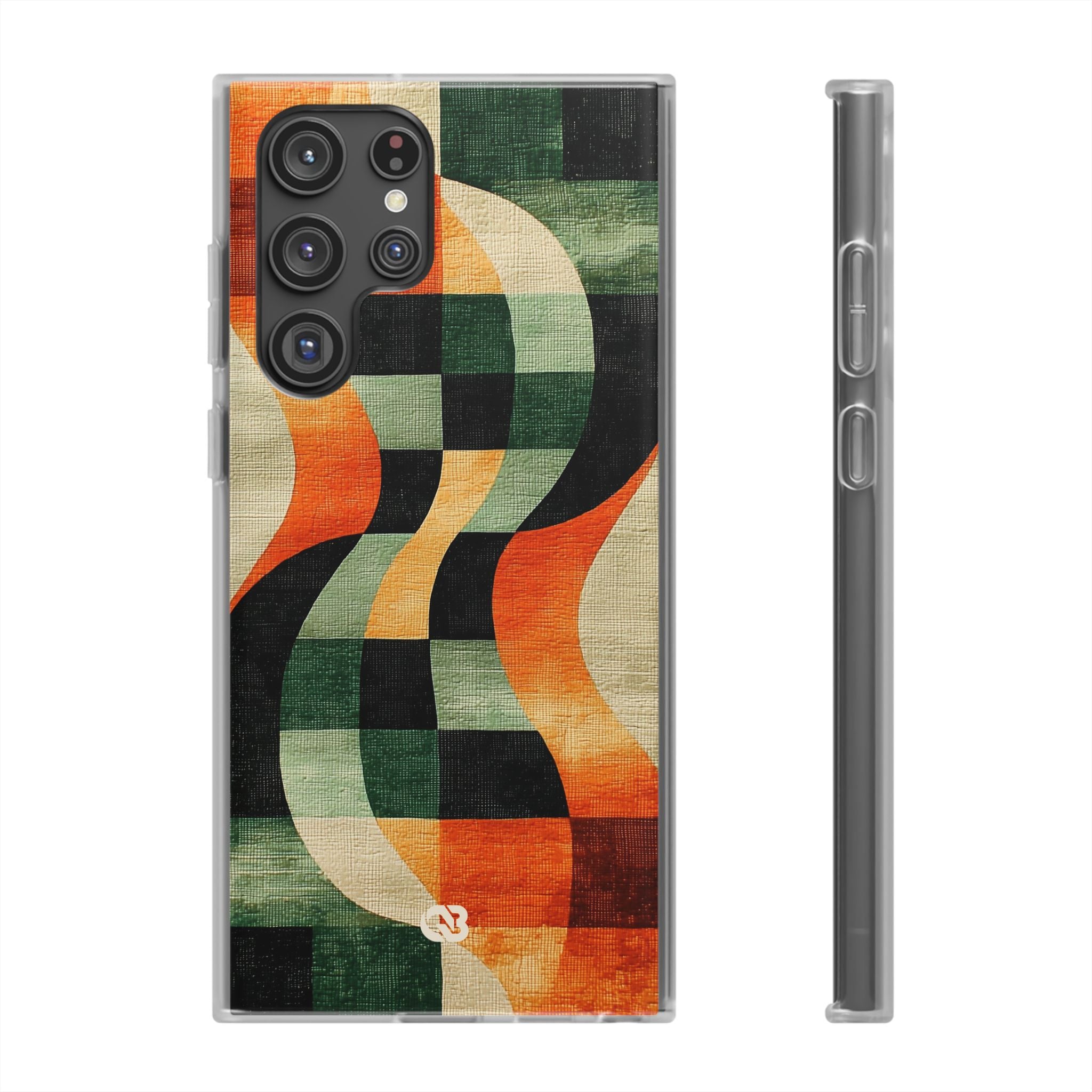 Burnt Orange Curve · Soft Handyhülle für Samsung