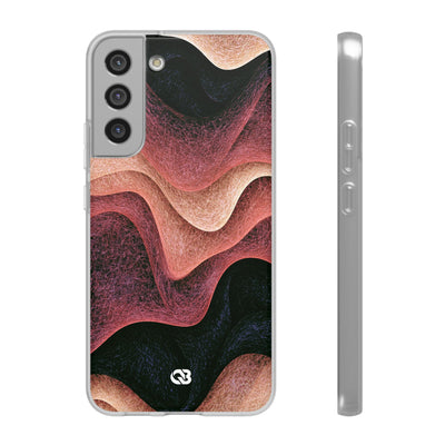 Rose Contour Waves · Lite Phone Case for Samsung · Pink