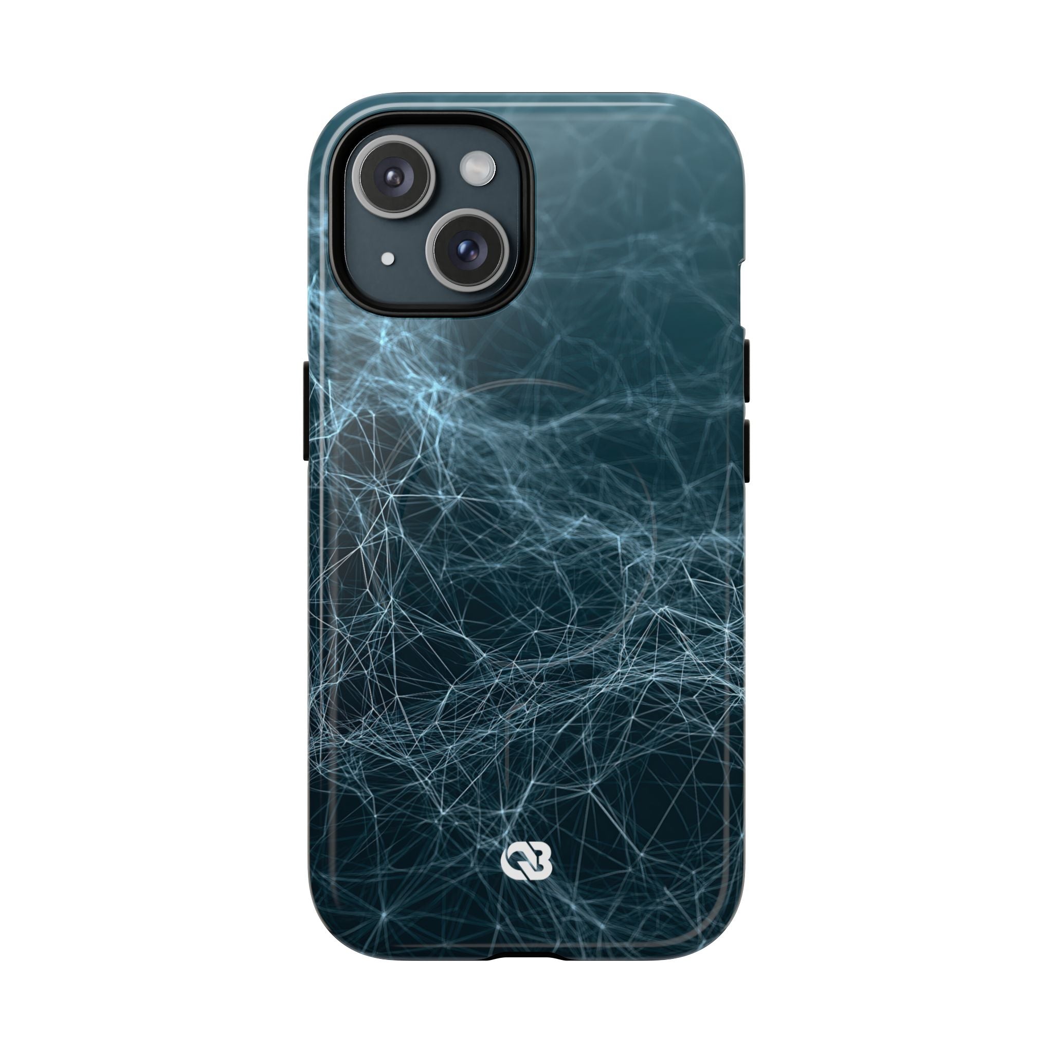 Teal Tough 2.0 Magsafe Phone Case for iPhone - Arctic Neural Mesh