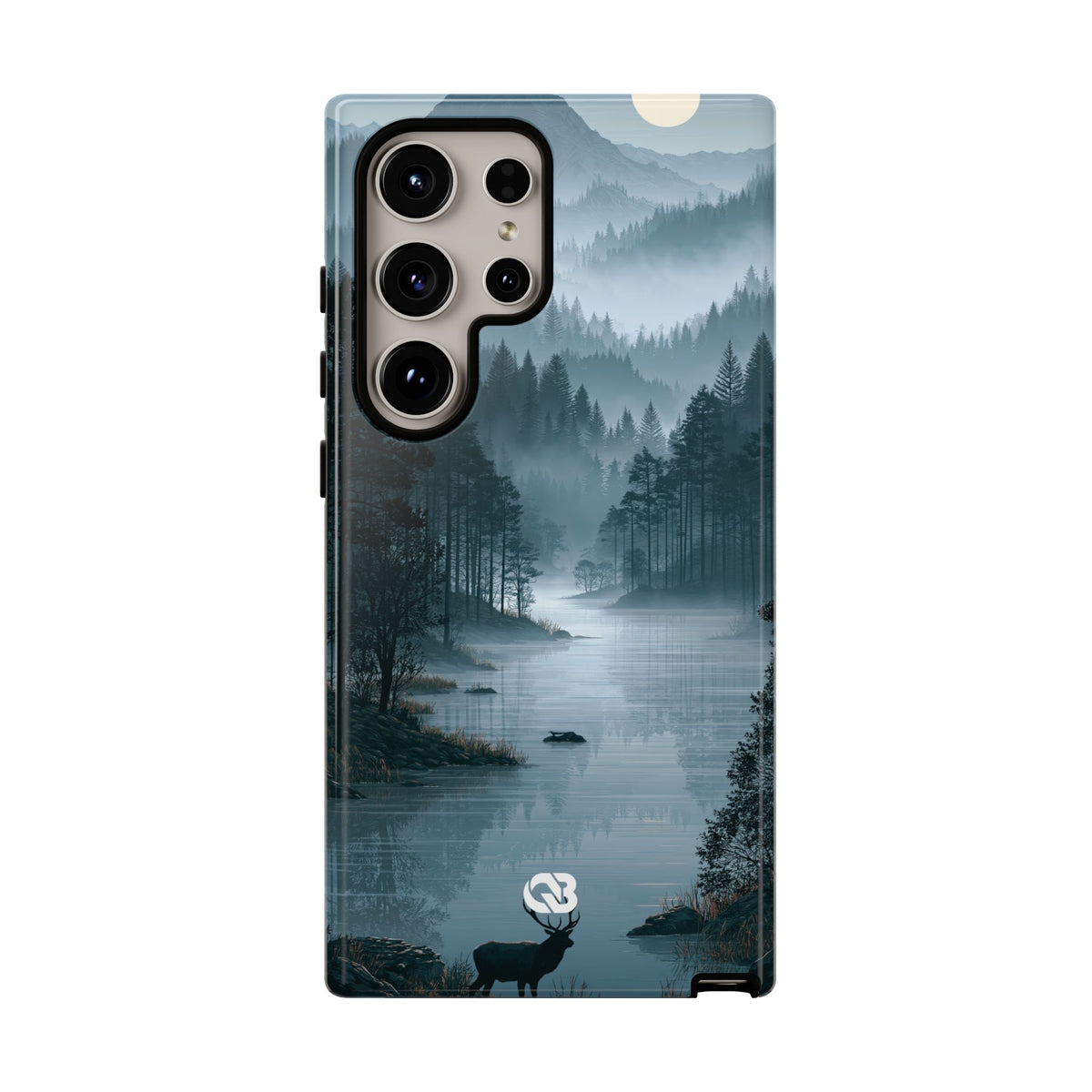Silent Nordic Fjord · Tough Phone Case for Samsung · Blue