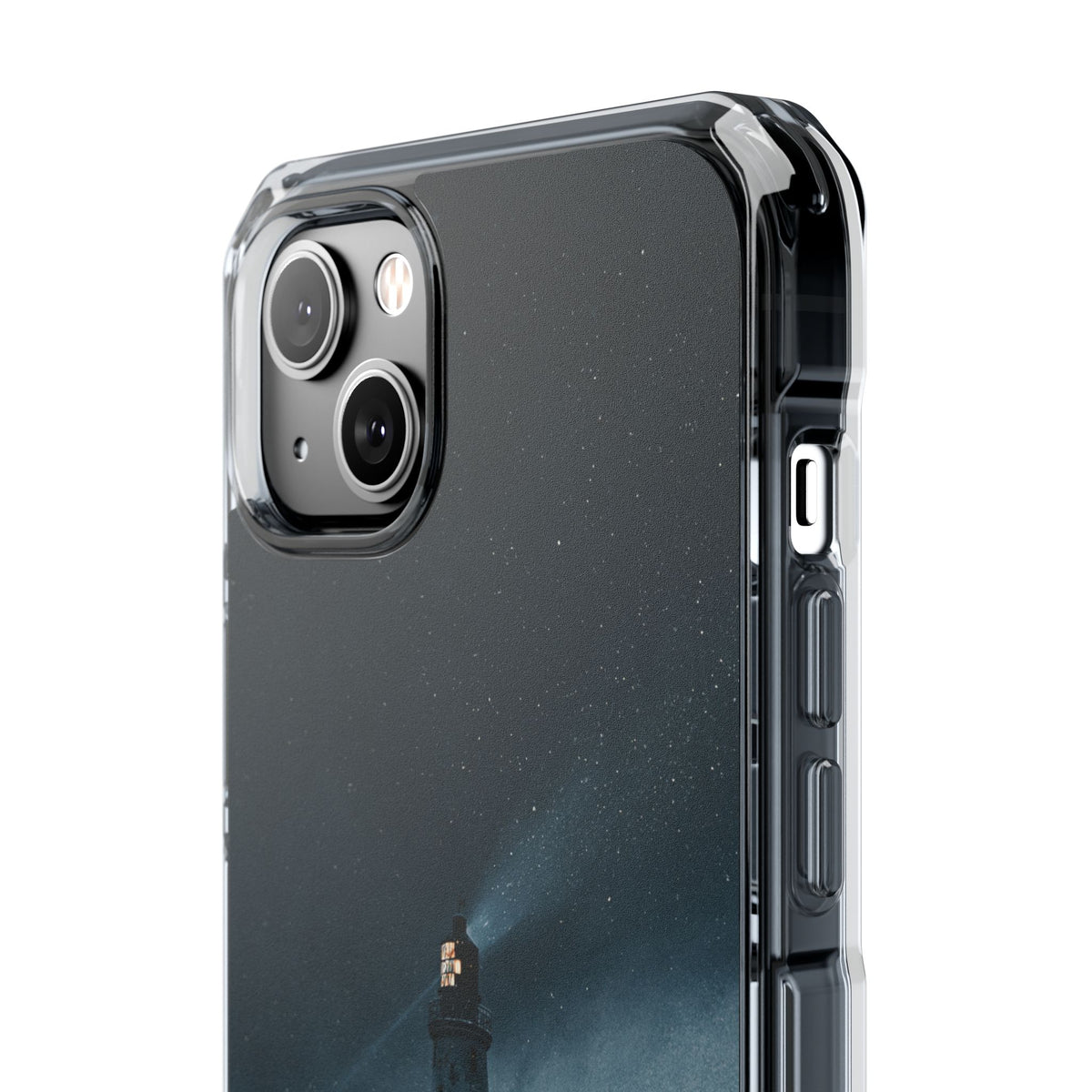 Nordic Coastal Beacon · Clear Impact Magnetic Phone Case for iPhone · Blue