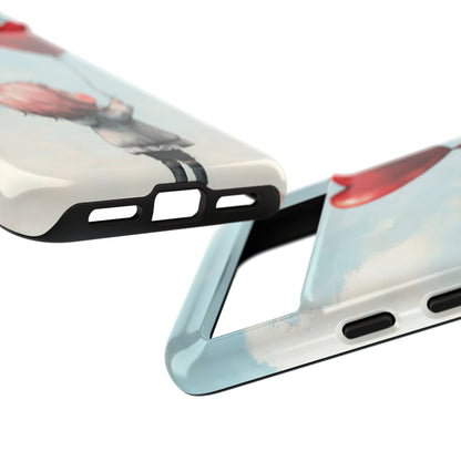 Herzballon Leuchten Google Pixel 8 Case - Tough