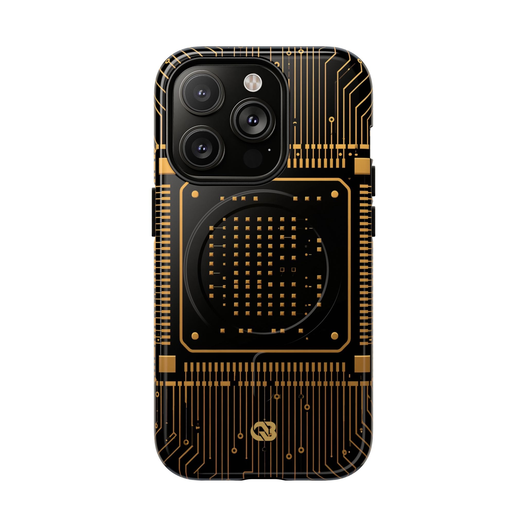 Gold Tough 2.0 Magsafe Phone Case for iPhone - Cyber Gold Processor