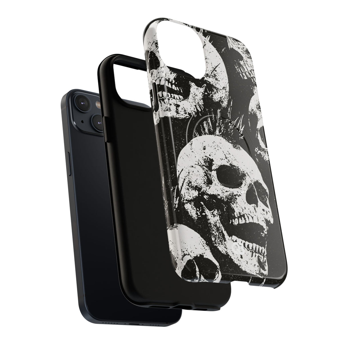 Punk Skull Riot · Tough 2.0 Magnetic Phone Case for iPhone · Black