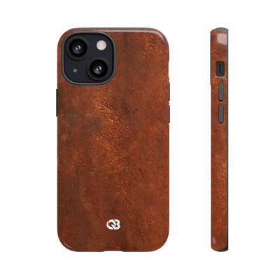 Oxidized Corten · Tough Phone Case for iPhone · Brown