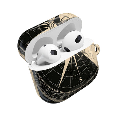 Orbital Meridian · Hard Case for AirPods & AirPods Pro · Black