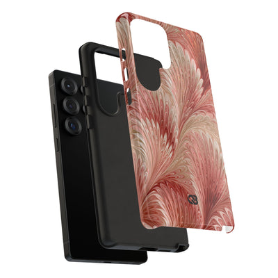 Blush Petal Plume · Tough Phone Case for Samsung · Pink
