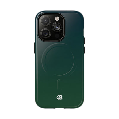 Green Tough 2.0 Magsafe Phone Case for iPhone - Midnight Pine Horizon