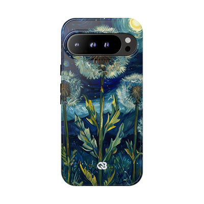 Starry Dandelion Swirl · Tough Phone Case for Google Pixel