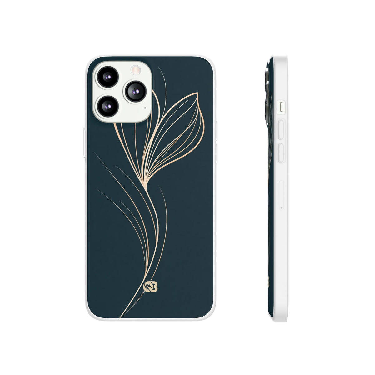 Botanical Contour · Lite Phone Case for iPhone ·  Teal