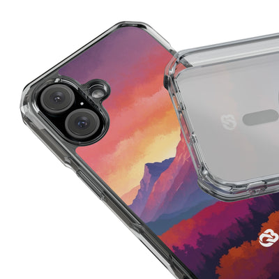 Crimson Mountain Dusk · Impact Handyhülle für iPhone · Magsafe