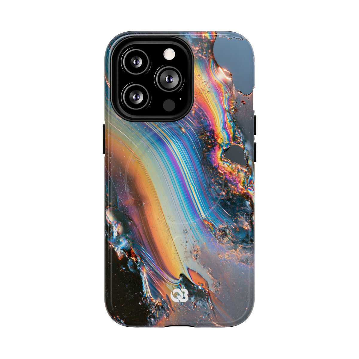 Prismatic Aura Flow · Tough 2.0 Magnetic Phone Case for iPhone · Blue