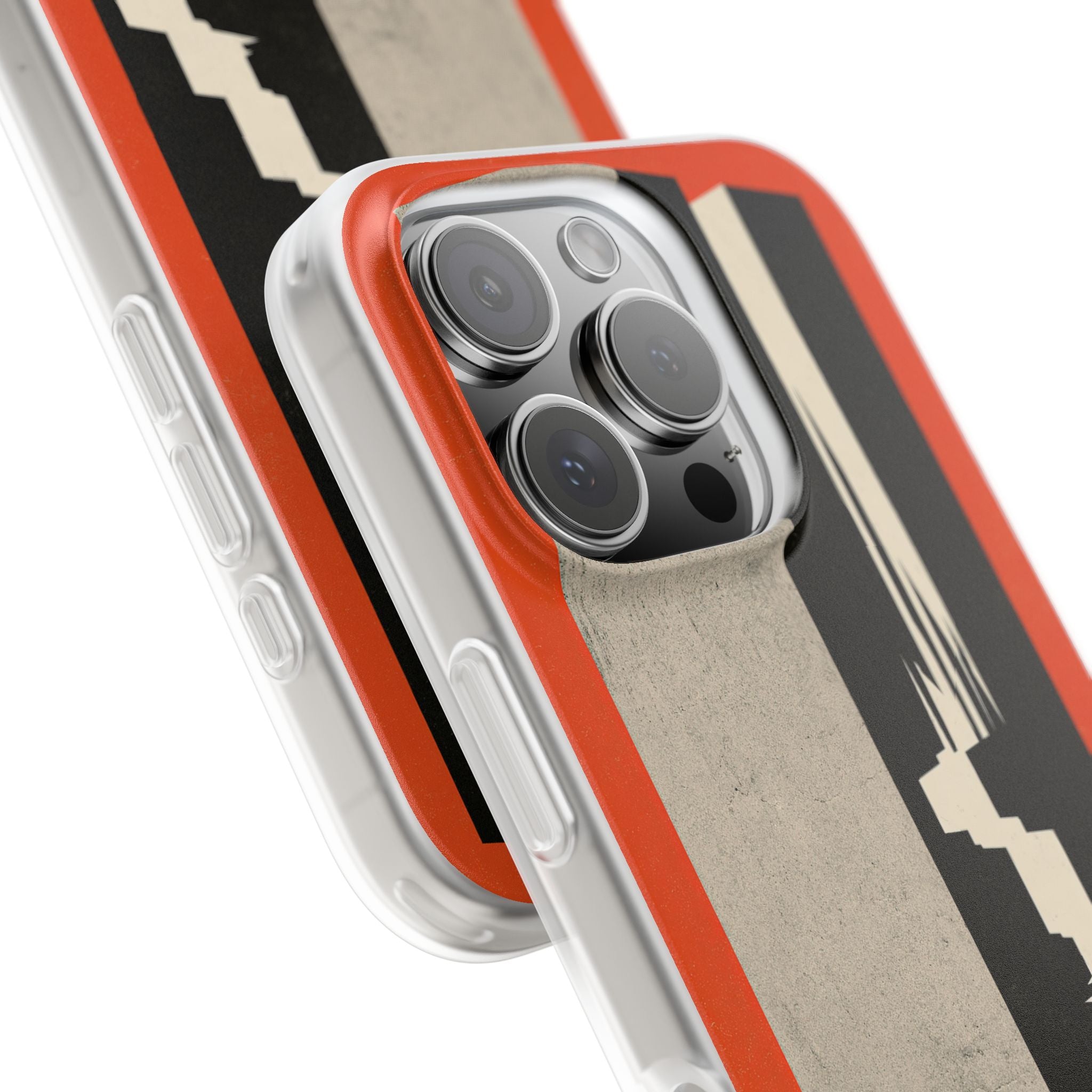 Orange Lite Phone Case for iPhone - Orange Monolith Rift
