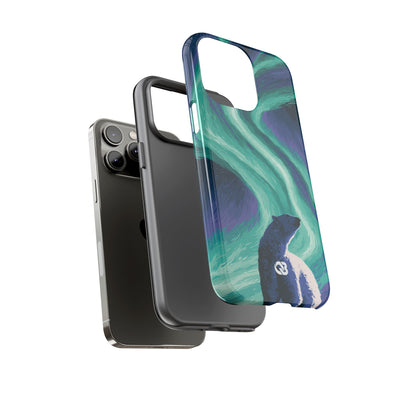 Arctic Aurora Bear · Tough Phone Case for iPhone · Teal