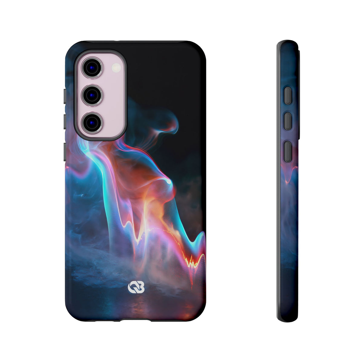 Neon Waveform · Tough Phone Case for Samsung · Black