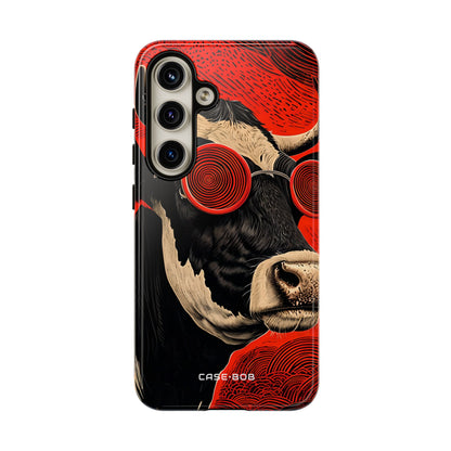 Hypnotic Cow Samsung S24 Case - Tough