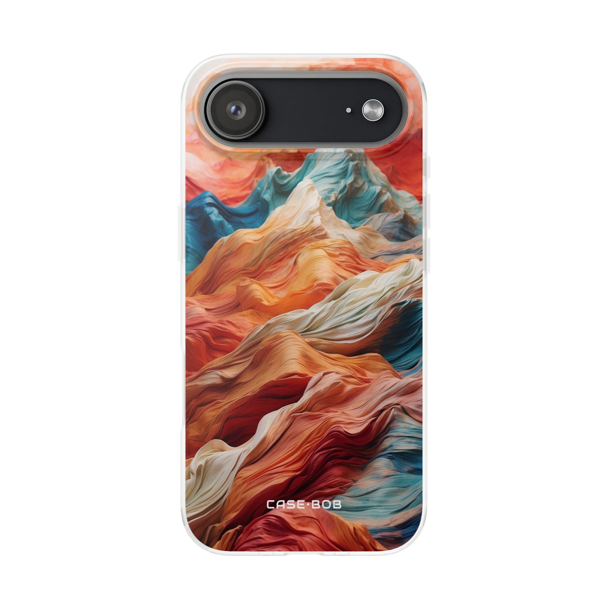 Fabric Peaks Cream iPhone 17 Air Case - Soft - CASE•BOB