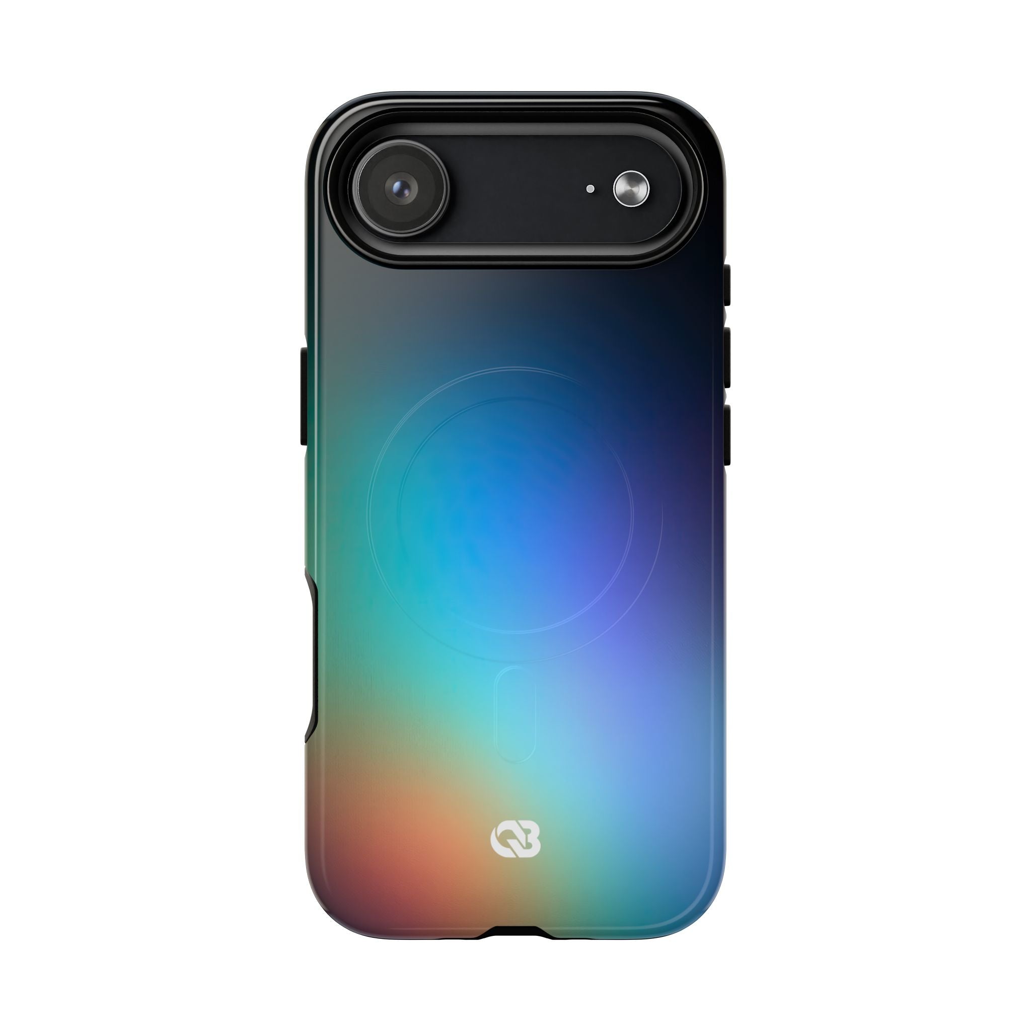 Black Tough 2.0 Magsafe Phone Case for iPhone - Electric Prism Grain