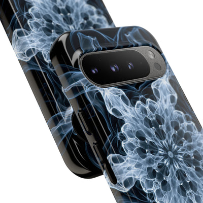 Blue Tough Phone Case for Google Pixel - Glacial Smoke Crown