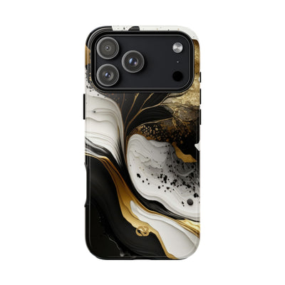 Molten Onyx Gold · Tough Etui na telefon dla iPhone