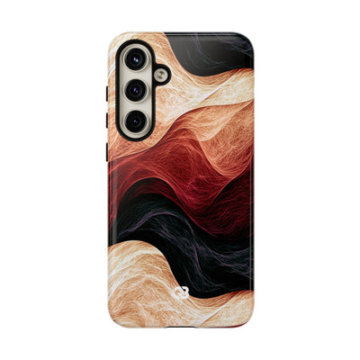 Ember Wave Dispersion · Tough Phone Case for Samsung · Red