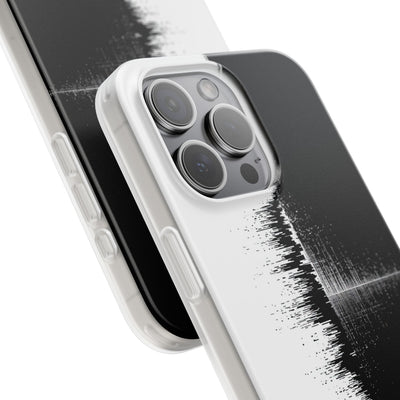Black Lite Phone Case for iPhone - Static Signal Split