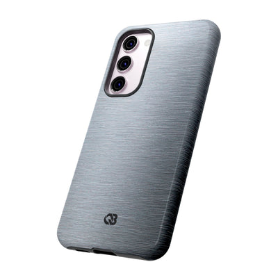 Brushed Aluminum · Tough Phone Case for Samsung · Silver
