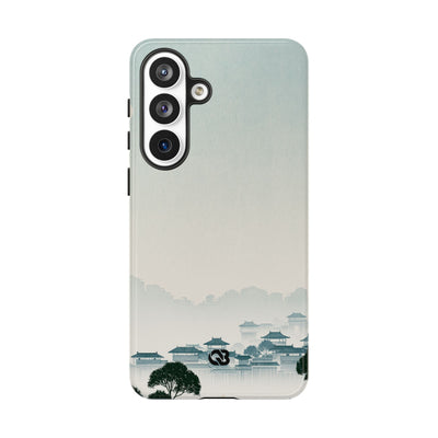 Blue Tough Phone Case for Samsung - Mist Valley Pagoda