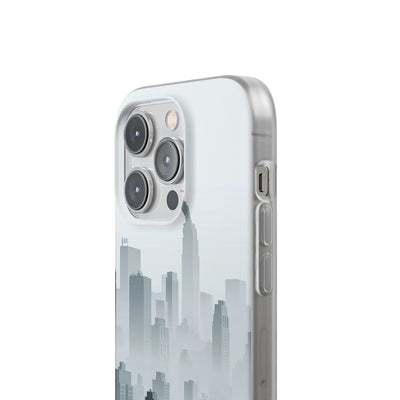 Grey Lite Phone Case for iPhone - Steel Mist Skyline