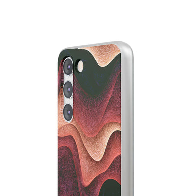 Rose Contour Waves · Lite Phone Case for Samsung · Pink