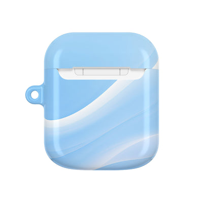 Glacial Contour Flow · Hard Case for AirPods & AirPods Pro · Blue