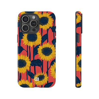 Solar Navy Bloom · Tough Phone Case for iPhone
